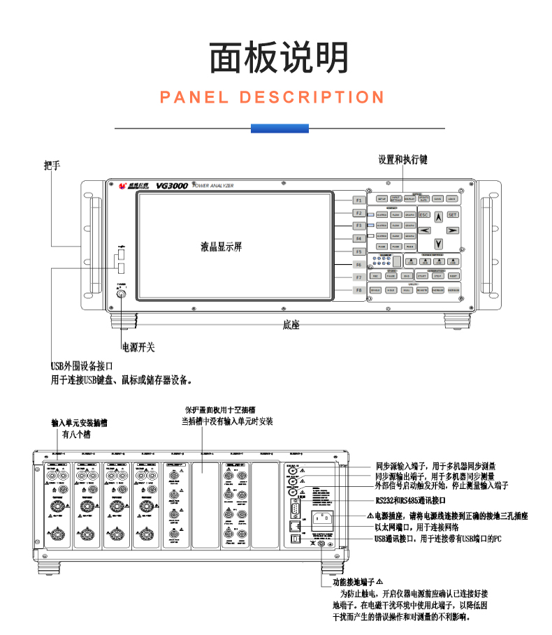 威格新品-多通道，多功能、高精度功率分析儀VG3000系列 廠家直銷 質(zhì)量保障插圖29